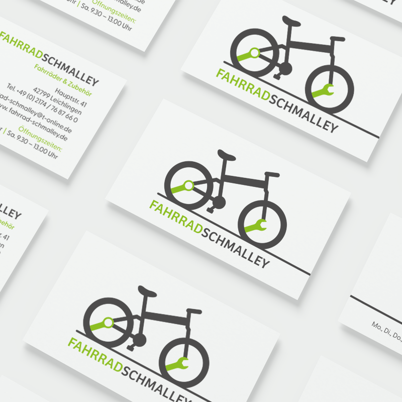 Fahrrad Schmalley Visitenkarten 1
